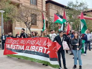 Es reivindica a Palma el dia de la terra Palestina.