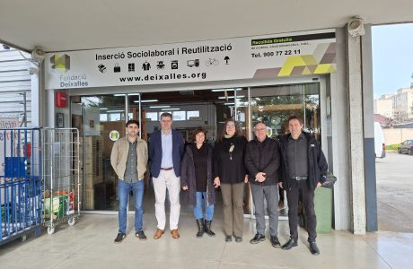 Jaume Bauzà durant el 40è aniversari de la Fundació Deixalles