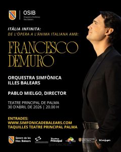 L’Orquestra Simfònica Illes Balears i el tenor Francesco Demuro porten l’òpera a Palma
