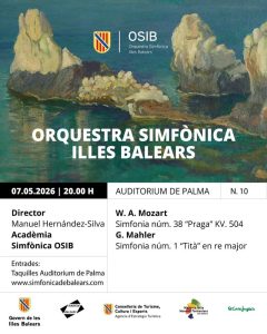 L’Orquestra Simfònica Illes Balears clausura la temporada 2025-26 amb Mozart i Mahler