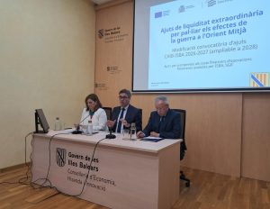 El Govern obre una línia extraordinària d’ajuts financers per la guerra a l’Orient Mitjà