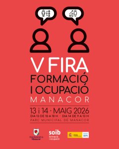 Manacor oferirà més de 200 llocs de feina a la cinquena fira d’ocupació i formació