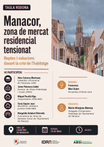 Manacor analitza la declaració de zona de mercat residencial amb una taula d’experts