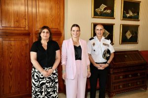 La presidenta Margalida Prohens rep el cap de la Policia Nacional