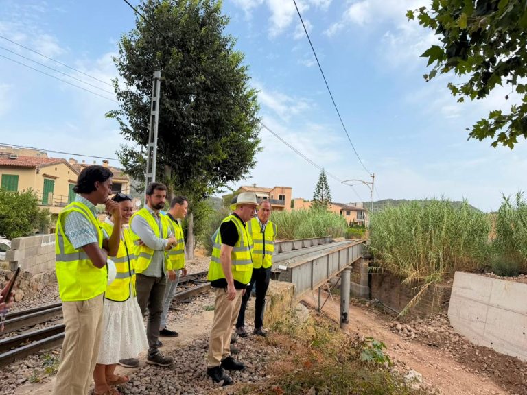 El Govern reconstrueix els murs del Torrent Major per protegir Sóller de les inundacions