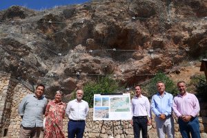 Fornalutx estrena la protecció del talús del torrent per evitar esllavissades al poble