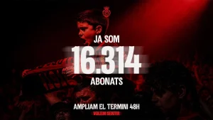 El RCD Mallorca arriba als 16.314 abonats i amplia el termini de renovació