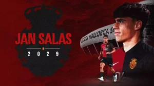 El RCD Mallorca renova el futbolista Jan Salas fins al 2029