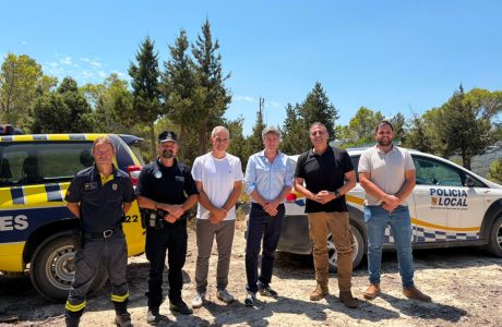 Estació de la xarxa de comunicacions d'emergències TetraIB a Eivissa
