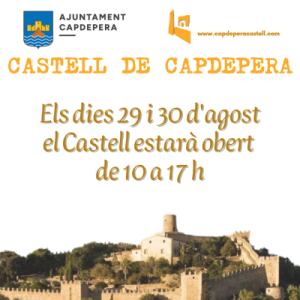 De 10 a 17 hores: el Castell de Capdepera fixa l’horari d’obertura els dies 29 i 30 d’agost