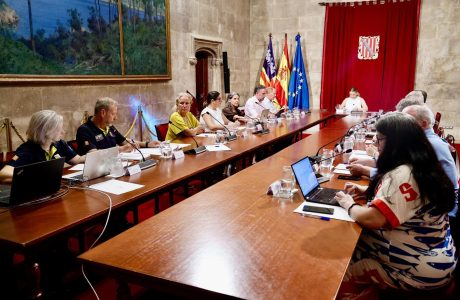 Reunió de l'òrgan de gestió INUNCAIB presidida per Marga Prohens al Consolat de Mar