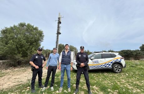 Nova antena de comunicacions d'emergències TetraIB instal·lada al municipi de Sant Llorenç des Cardassar