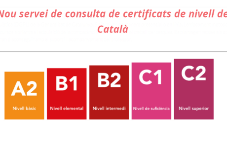 Interfície de la plataforma digital per a la consulta de certificats oficials de català