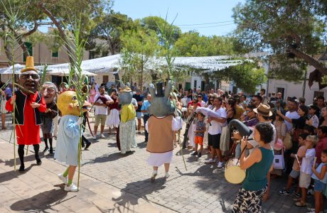 Celebració de les festes patronals de Sant Roc a s'Alqueria Blanca