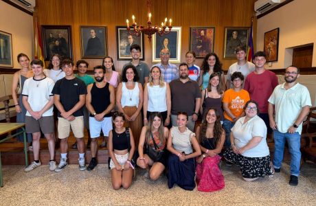 Participants d'un camp de voluntariat de l'IBJOVE a Mallorca