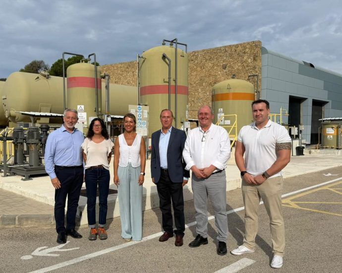 Presentació de les inversions en el cicle de l'aigua a la dessaladora d'Andratx