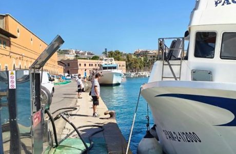Barcos de pesca portuaris