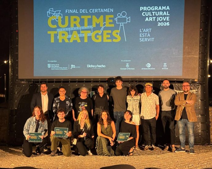 Lliurament dels premis del certamen ArtJove de curtmetratges a Eivissa