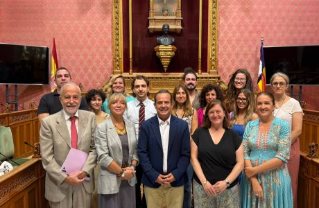 Reunió de la Taula de Coordinació per a l'Abordatge de la Prostitució a Mallorca organitzada pel Consell de Mallorca.