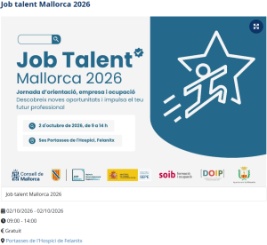 Felanitx acollirà el Job Talent Mallorca el 2 d’octubre per connectar empreses i cercadors de feina