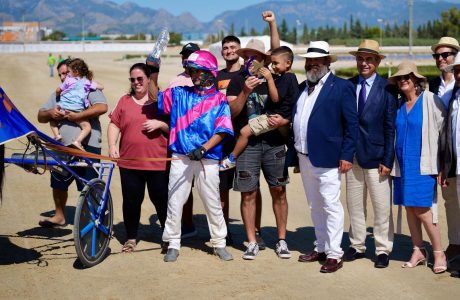 Instal·lacions de l'hipòdrom de Son Pardo durant una jornada de trot