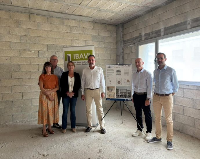Projecte dels nous habitatges públics de l'IBAVI a l'edifici de l'estació d'autobusos de Maó
