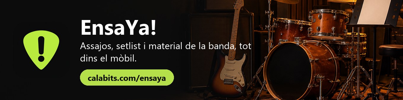 EnsaYa!: assajos, setlist i material de la banda