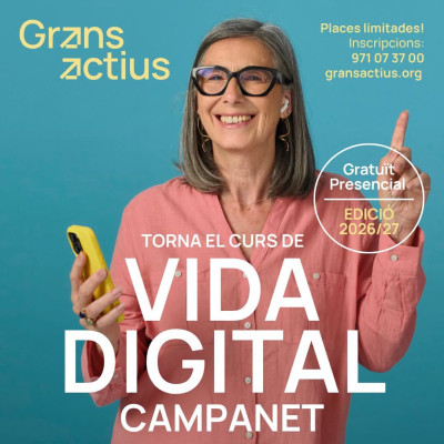 Campanet acollirà el programa Grans Actius a partir del 9 de novembre