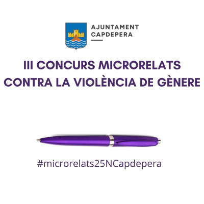 Capdepera fixa fins al 20 de novembre el termini per participar al III Concurs de microrelats contra la violència de gènere