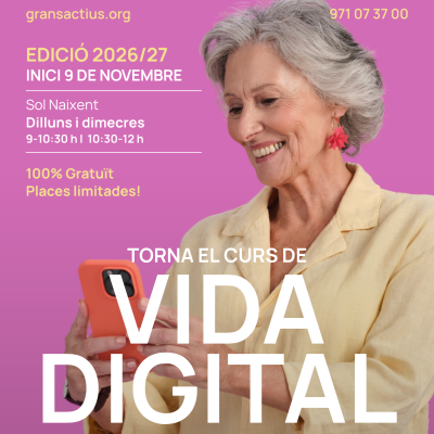 Capdepera obre la inscripció per a un curs gratuït de competències digitals per a majors de 55 anys