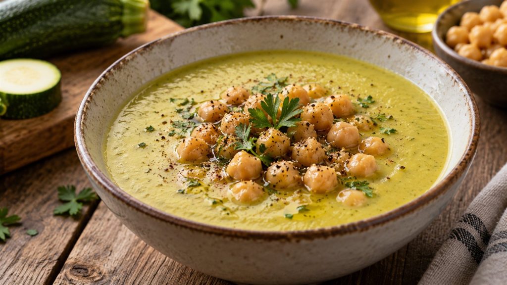 Crema de carabassó i cigrons