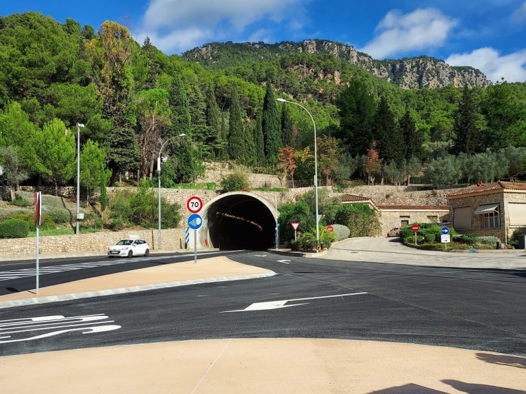 El túnel de Sóller tancarà de nit entre el 19 d’octubre i el 19 de novembre per obres de manteniment