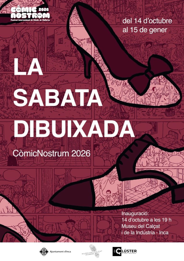 Deu sabateries del Raiguer i deu dibuixants s’uneixen a l’exposició ‘La sabata dibuixada’ a Inca