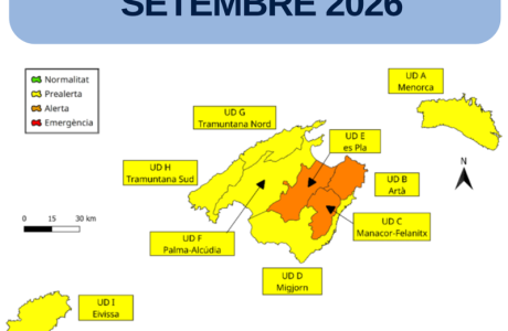 Imatge d'arxiu d'un embassament o recurs hídric a les Illes Balears