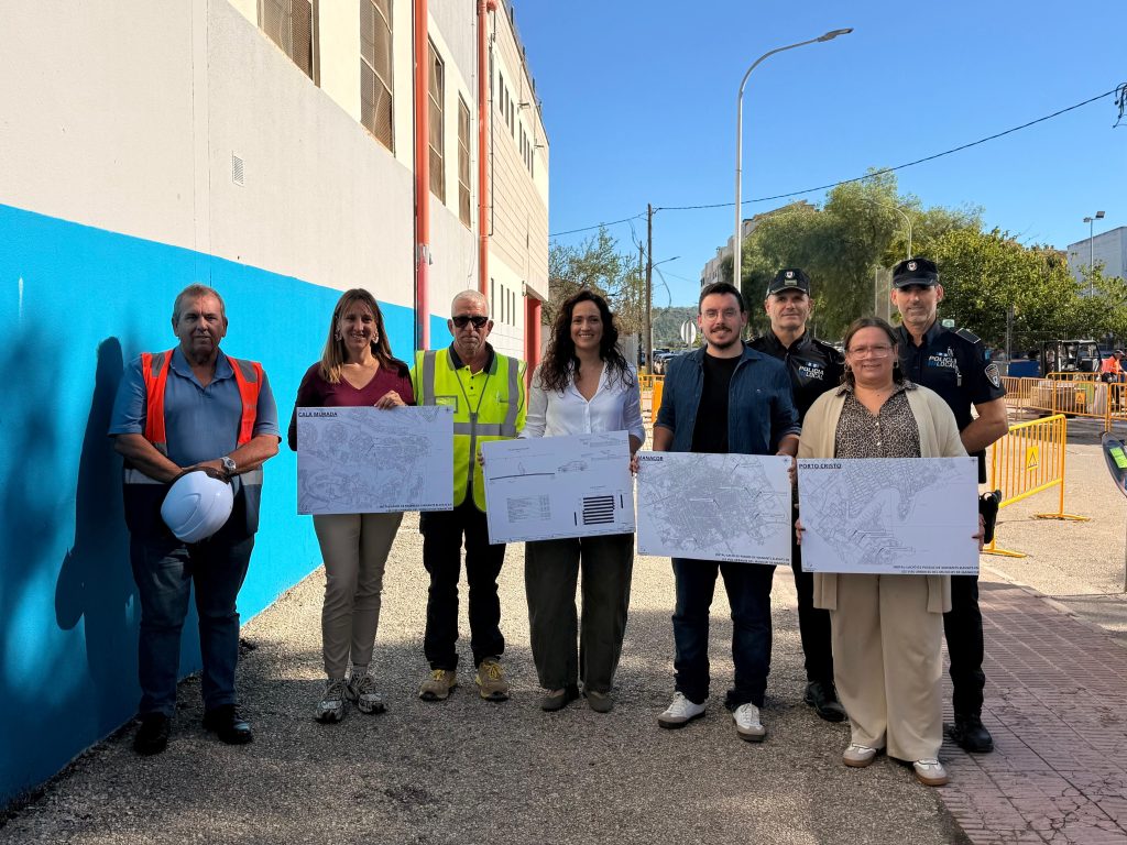 Obres de millora en un carrer de Manacor