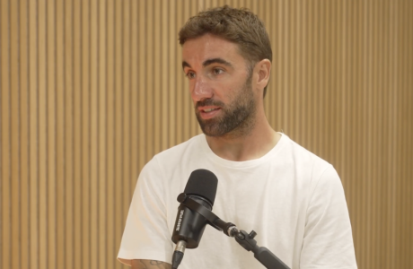 Sergi Darder durant la gravació d'una campanya de salut mental