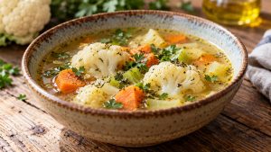 Sopa de coliflor: una recepta senzilla i reconfortant
